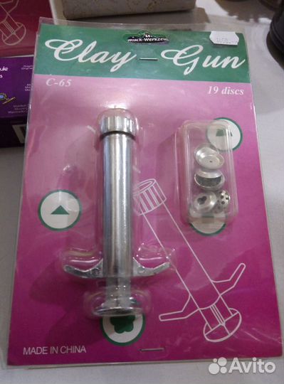 Экструдер для полимерной глины с насадками