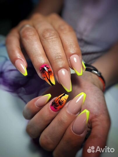 Маникюр, гель-лак, наращивание, педикюр