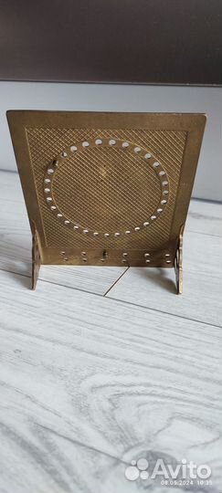 Вечный календарь из латуни