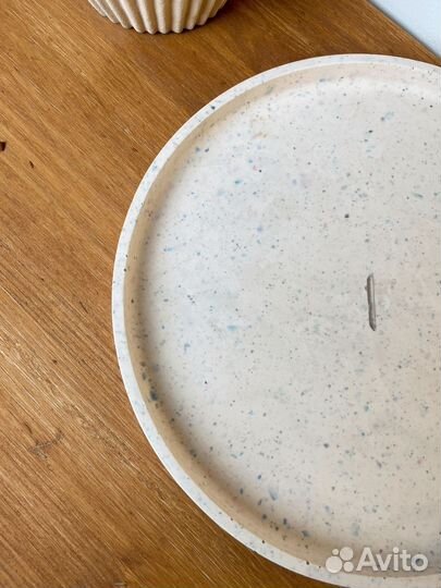 Поднос из гипса алтарь статуэтка гипсовая