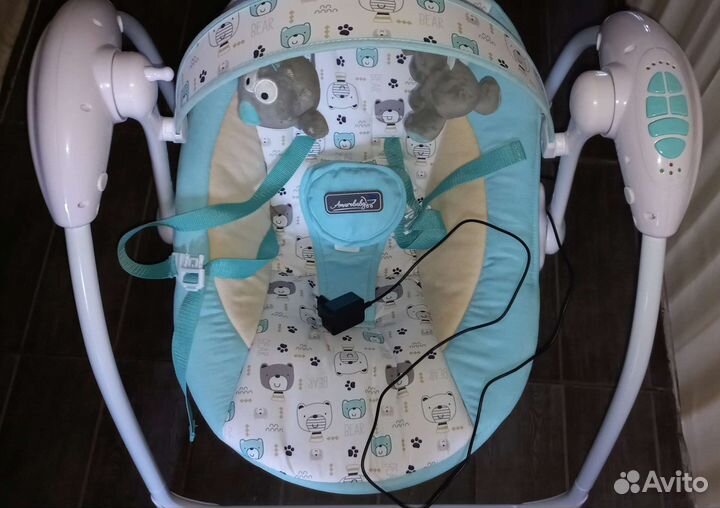 Детские электронные качели для новорожденных