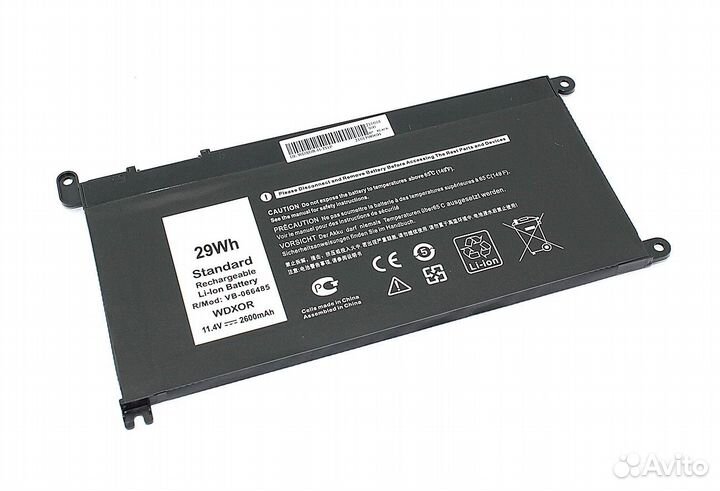 Аккумулятор для Dell 15-5538 (WDX0R) 11.4V 29Wh