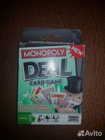 Карты Monopoly Deal Англия лицензия (обмен)