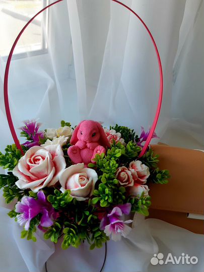 Шикарные букетики из мыла ручной работы )