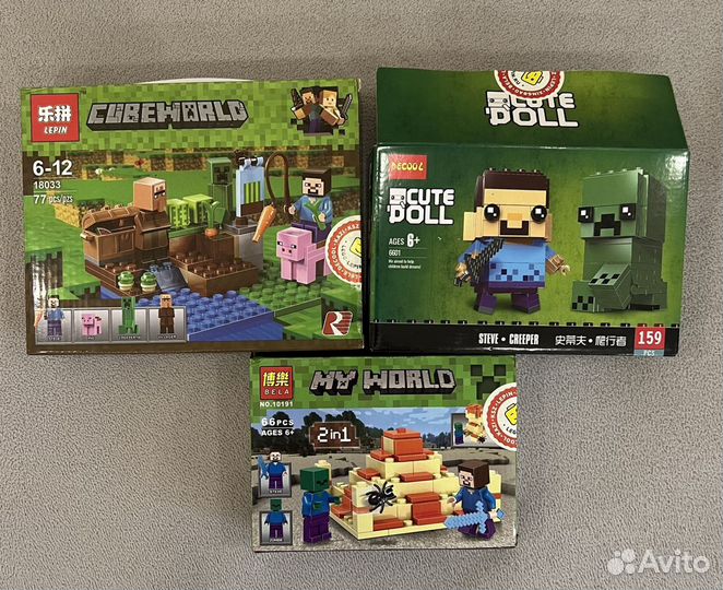 Аналог lego майнкрафт