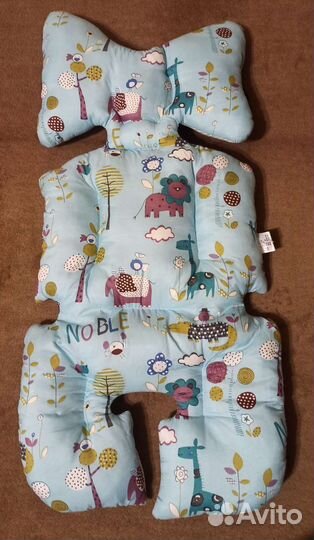 Матрасик вкладыш в коляску и автокресло