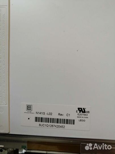 Матрица N141I3-L01, 14 дюймов