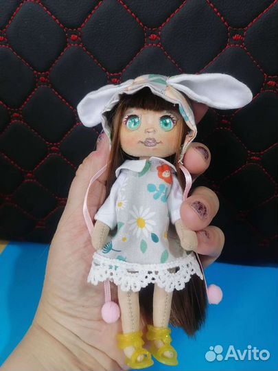 Интерьерная текстильная кукла ручной работы