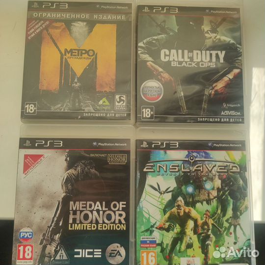 Игры диски ps3