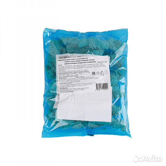 Стрипсы куриные в панировке Сочные Атлантис 1 кг