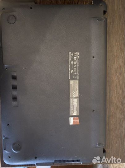 Поддон, топкейс, петли ноутбука asus X540