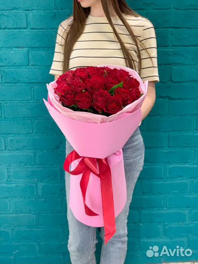 Букет роз. цветы с доставкой 35см