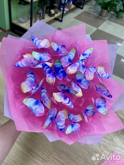 Букет с бабочками