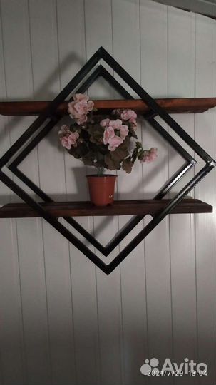 Полка в стиле Лофт