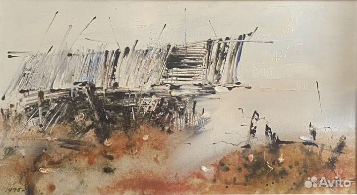 Картина маслом на холсте «старой дом