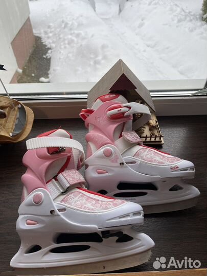 Коньки детские раздвижные 30 33