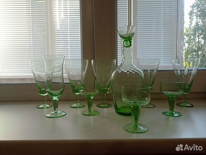 Графин с рюмками СССР