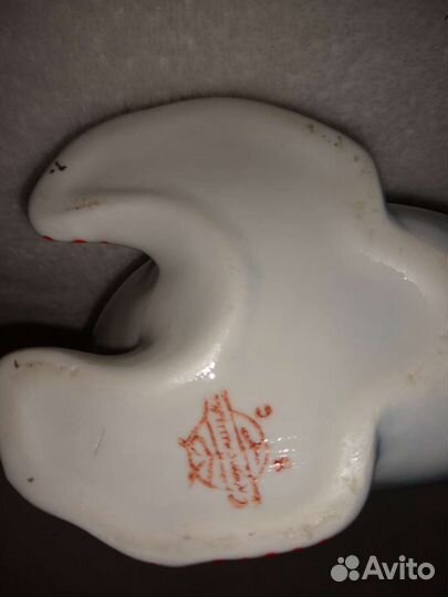 Фарфоровый штоф Рыбки