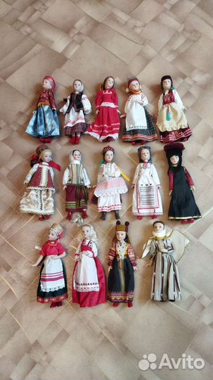 Куклы в национальных платьях