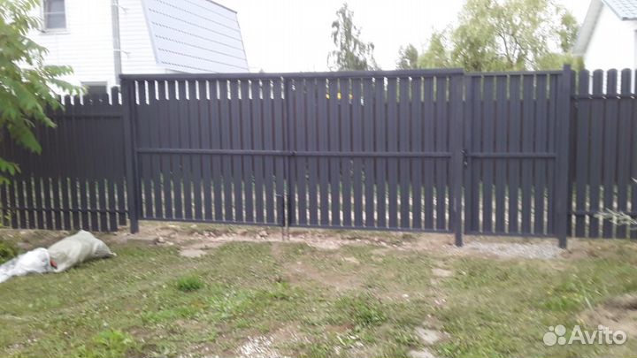 Заборы из профнастила