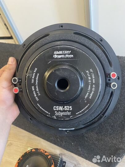 Сабвуфер 10 дюймов