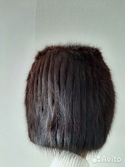 Шапка зимняя норковая