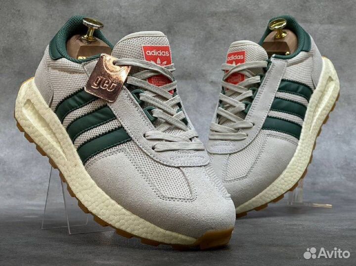 Adidas retropy E5 светло-серые зел разм. 42