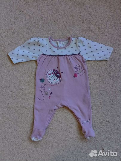 Пакет одежды на девочку 0-3мес