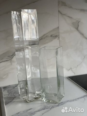 Стеклянные вазы