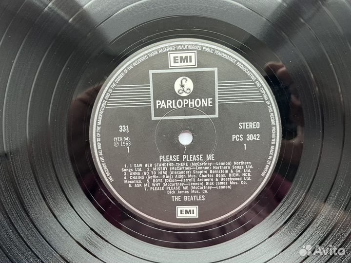 The Beatles – Please Please Me LP / NM- UK 1976г