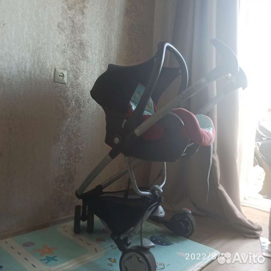 Коляска автокресло. Автолюлька на колесах