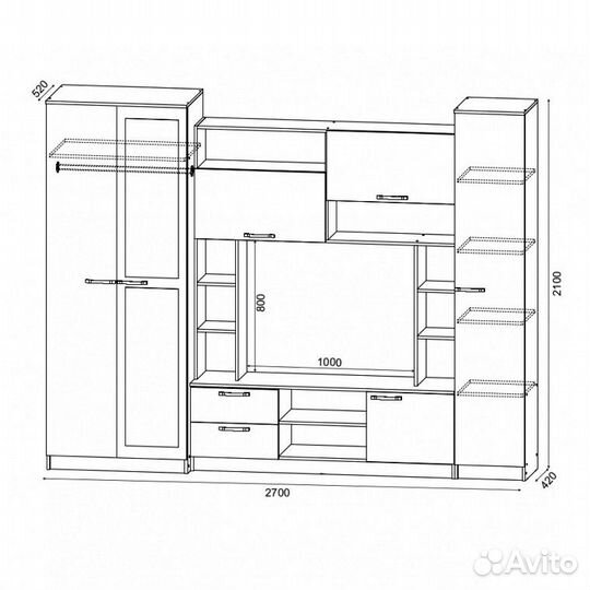 Стенка Марта-11