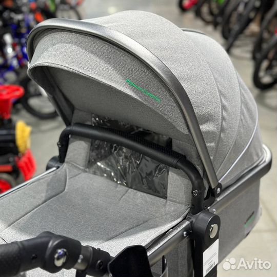 Коляска 3 в 1 Luxmom 601A Grey