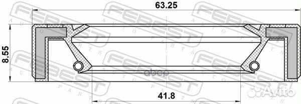 Сальник привода mazda CX-7/CX-9/volvo S40/S60/S