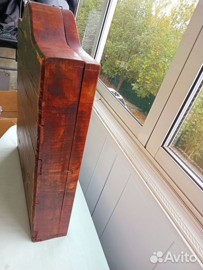 Старинный киот 19в под икону 30х35