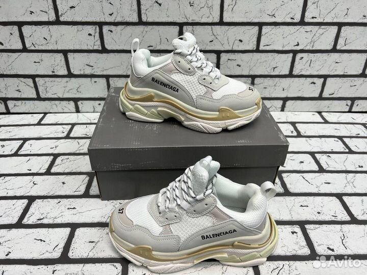 Кроссовки Balenciaga Triple-S White (36-45)