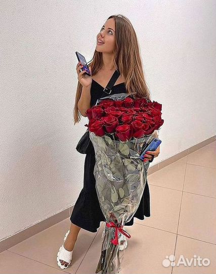Высокие розы Гигантские розы Доставка цветов