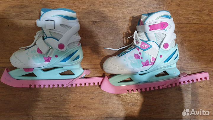 Коньки nordway детские раздвижные 31 36