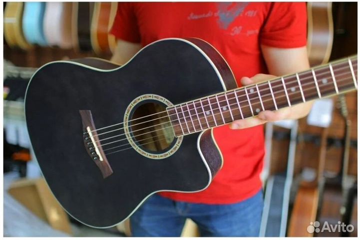 Sevillia IWC-39M BK/ Гитара акустическая с вырезом