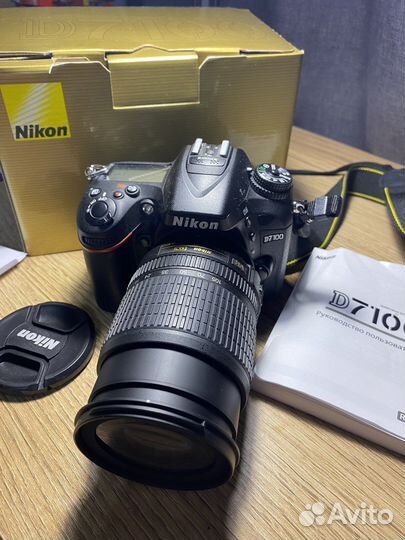 Зеркальный фотоаппарат Nikon D7100 объектив 105