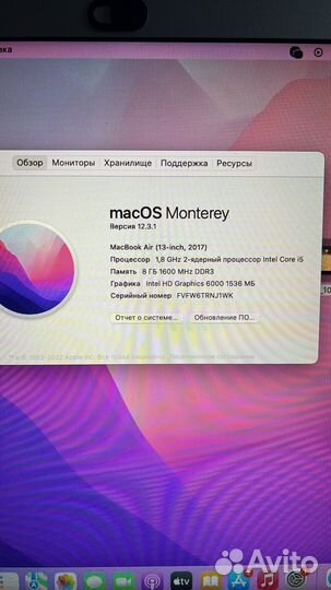 Mac book air 2017 в идеале