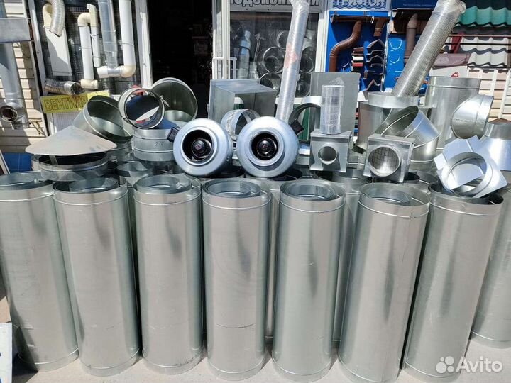 Труба вентиляционная из оцинковки