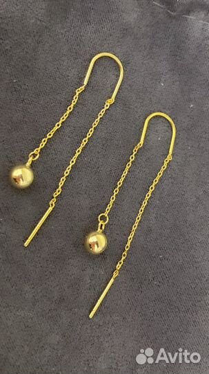Серебряные серьги