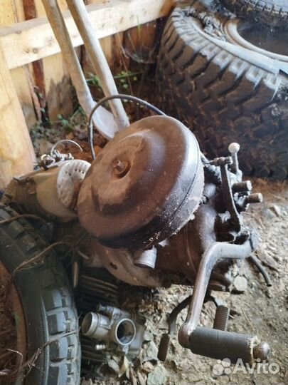 Двигатель мотоцикла урал с коробкой