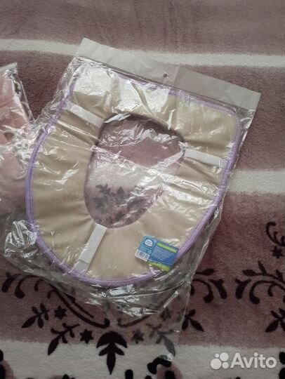 Шторка для ванной и чехол на сиденье унитаза