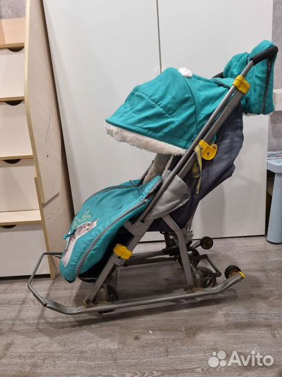 Санки коляска nika
