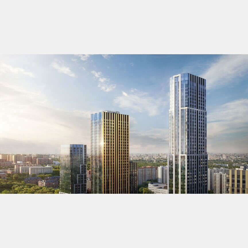 2-к. квартира, 45,4 м², 2/24 эт.