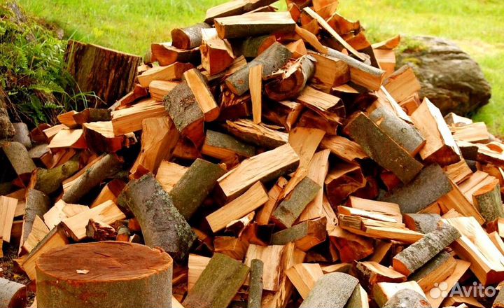 Крупнонаколотые дрова