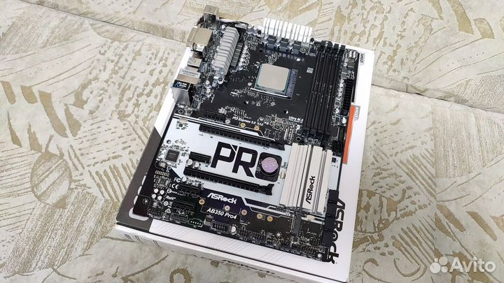 Материнская плата ASRock AB350 PRO4 AM4