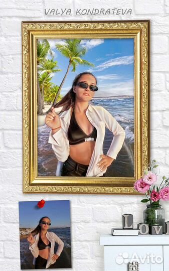 Портреты по фото и Шарж